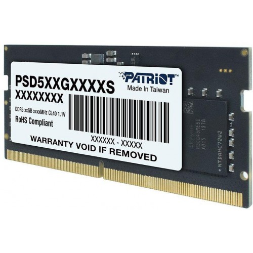 Купить оперативную память DDR5 32GB 4800MHz Patriot PSD532G48002S - Высокая производительность для ноутбуков