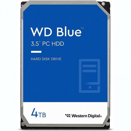 Жесткий диск/ HDD WD SATA3 4TB Blue 5400 RPM 256Mb 1 year warranty (replacement WD40EZAZ,WD40EZRZ) WD