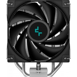 Кулер Deepcool AG400 Soc-AM5/AM4/1200/1700/1851 серебристый/черный 4-pin 18-31.6dB Al+Cu 220W 614gr Ret (R-AG400-BKNNMN-G-1) [R-AG400-BKNNMN-G-1]