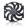 Кулер для корпуса/ Case Cooler Noctua NF-A14x25r G2 PWM chromax.black.swap (140x140x25mm, 4-pin PWM, 91.58CFM, 24.8dBA, 1500RPM, Black)
