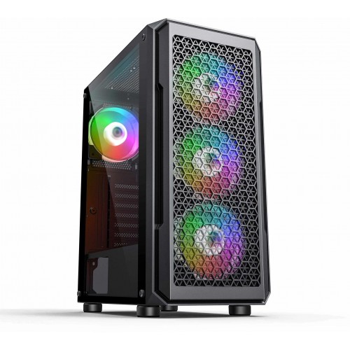 Корпус Accord 3338 черный ATX 1xUSB2.0 1xUSB3.0 audio bott PSU  Accord