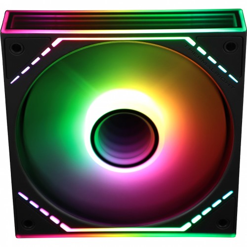 Кулер для корпуса/ Case Cooler Thermalright TL-M12R-S Reverse (124x120x25mm, 4-pin PWM, ARGB, 34.43CFM, 23.2dBA, 1500RPM, Black) Thermalright