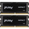 Память оперативная/ Kingston 32GB 6400MT/s DDR5 CL38 SODIMM (Kit of 2) FURY Impact XMP Kingston
