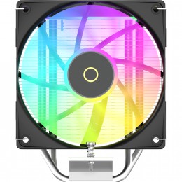 Кулер для процессора/ CPU Cooler Ocypus Delta A40 SE BK ARGB (190W, 4-pin PWM, 147mm, Al/Cu, 4x6mm, ARGB, 1x120mm, 60CFM, 31dBA, 1800RPM, S: 1851/1700/1200/115X, AM5/AM4, black)