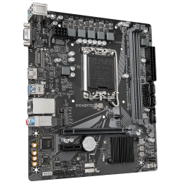 Материнская плата/ MB GIGABYTE INTEL H610 s1700, 2xDDR4(64GB), D-SUB/HDMI 2.1, 1xPCIe 4.0x16, 1xPCIe 3.0, 1xLAN, 4xSATA 6Gb/s, 1xM.2, 2xUSB 3.2, 4xUSB 2.0, 1xPS/2, mATX