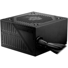 Блок питания ПК/ Power Supply MSI MAG A600DN, 600W 80+ (ATX, Non modular, 1x24(20+4)pin, 1xCPU 8(4+4)pin, 2xPCIe*2 8(6+2)pin, 5xSATA3, 2xMOLEX4pin, Active, 120x120mm, 150x140x86mm, APFC, black)