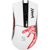 Купить беспроводную оптическую мышь A4Tech Bloody R90 Plus Naraka белую с рисунком, 5000 DPI, 7 кнопок - идеальный выбор для геймеров