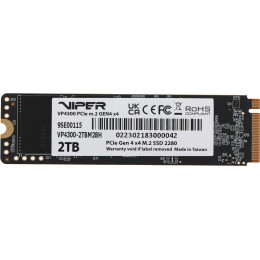 Твердотельный накопитель Patriot PCIe 4.0 x4 2TB VP4300-2TBM28H Viper VP4300 M.2 2280 [VP4300-2TBM28H]