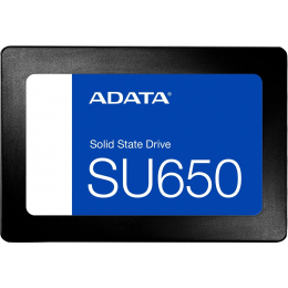 Твердотельный накопитель/ ADATA SSD Ultimate SU650, 2000GB, 2.5" 7mm, SATA3, 3D TLC,R/W 520/450MB/s, IOPs 40 000/65 000, TBW 1120, DWPD 1 (3 года)