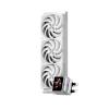 Система охлаждения/ Water Cooling System PCCooler DS360 Display WH (310W, 360mm, LED, White, ARGB Pump/ Fans: 3x120mm, 90.56CFM, 39.8dBA, 2500RPM/ Pump height 65mm, 15dBA, 2600RPM, Rad thickness 27mm/ S: 1851, 1700, 1200, 115X, AM5, AM4) PcCooler