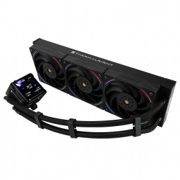 Система жидкостного охлаждения/ Water Cooling System Thermalright Elite Vision 360 (360mm, LED, Black, ARGB/ Fans: 3x120mm, 69CFM, 27dBA, 2150RPM/ Pump height 63mm, Rad thickness 27mm/ S: 1700, 1200, 1851, 115X, 2011, 2066, AM5, AM4)