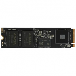 Твердотельный накопитель/ ADATA SSD GAMMIX S70 BLADE, 512GB, M.2(22x80mm), NVMe, PCIe 4.0 x4, 3D TLC, R/W 7400/6800MB/s, IOPs 425 000/510 000, DRAM buffer 512MB, TBW 370, DWPD 0.4, with Heat Spreader (5 лет)