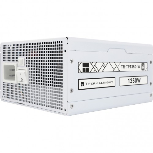 Блок питания 1350W/ Power Supply Thermalright, 1350W 80+ Platinum (ATX, 3.0, PCIe 5.0, Full modular, 1x24(20+4)pin 600mm, 4xCPU 8(4+4)pin, 10xPCIe 8(6+2)pin, 2x12VHPWR PCIe 5.0 12+4pin 650mm, 14xSATA, 8xMOLEX4pin, Active, 140x140mm, 170x150x86mm, OPP, OVP