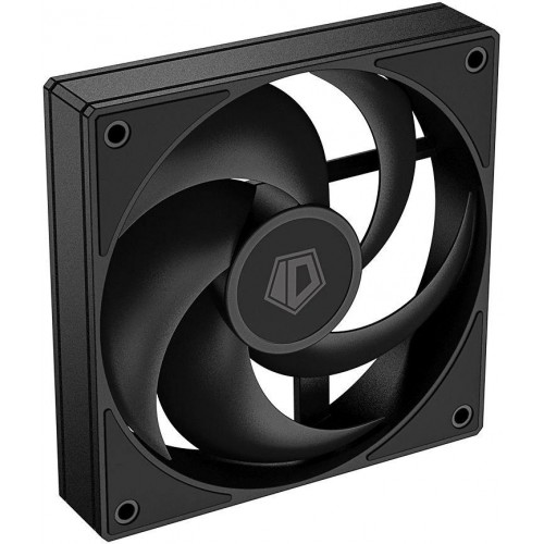 Вентилятор ID-Cooling AS-120-K 120мм, черный, 4-pin, 30дБ - идеальное охлаждение для вашего корпуса