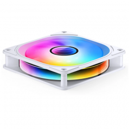 Кулер для корпуса/ Case Cooler JONSBO FR-606WR Reverse (120x120x25mm, 4-pin PWM, ARGB, 35.99CFM, 26.5dBA, 1500RPM, White)