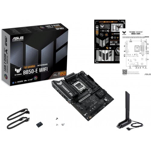 Купить материнскую плату Asus TUF GAMING B850-E WIFI Socket AM5 для AMD с поддержкой DDR5, 2.5G LAN и HDMI