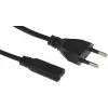 Кабель Premier 5-180 IEC C7 (2-pin) Евровилка 1.8м (5-180(0.5) 1.8) черный (Bulk)