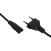 Кабель Premier 5-180 IEC C7 (2-pin) Евровилка 1.8м (5-180(0.5) 1.8) черный (Bulk)