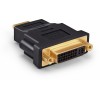 Переходник Buro DVI-I(f) HDMI (m) (HDMI-19M-DVI-I(F)-ADPT) черный