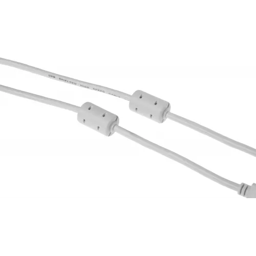 Кабель Buro USB A(m) USB B(m) 1.8м (USB2.0-AM/BM-1.8M-MG) феррит.кольца серый