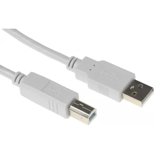 Кабель Buro USB A(m) USB B(m) 1.8м (USB2.0-AM/BM-1.8M-MG) феррит.кольца серый