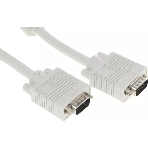Кабель Buro CAB016S-5M VGA (m) VGA (m) 5м феррит.кольца серый