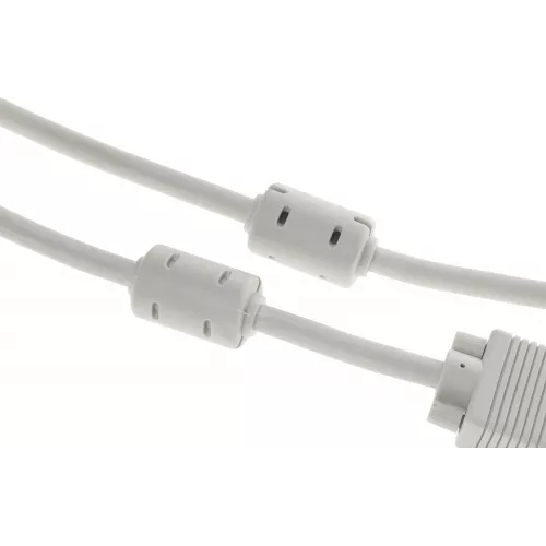 Кабель Buro CAB016S-5M VGA (m) VGA (m) 5м феррит.кольца серый