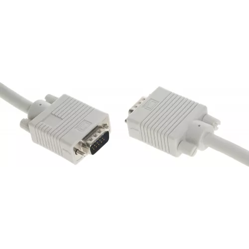 Кабель Buro CAB016S-5M VGA (m) VGA (m) 5м феррит.кольца серый