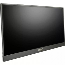 Монитор/ Acer PM161QJbmiuux 15,6'', UltraThin Black, 16:9, IPS, 1920x1080, 6ms, 250cd, 60Hz, mini HDMI, 2xType-C, Speakers 1Wx2, FreeSync, HDR 10, Vesa:100x100