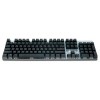 Клавиатура Оклик 970G Dark Knight: Механическая Игровая Клавиатура с LED Подсветкой, Черный/Серебристый, USB, 1.5м Кабель