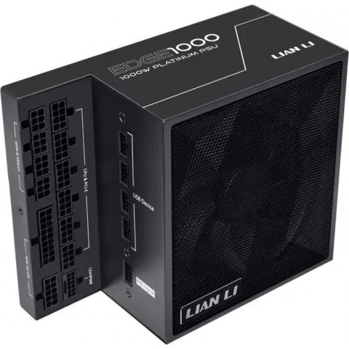 Блок питания Lian-Li ATX 1000W EDGE1000 + HUB Gen.5 80+ gold (20+4pin) APFC 120mm fan 12xSATA Cab Manag RTL