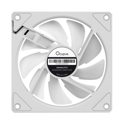 Кулер Ocypus Gamma F12 WH ARGB REVERSE BLADE 120mm - Эффективное Охлаждение с ARGB Подсветкой для Корпуса