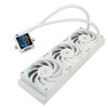 Система жидкостного охлаждения/ Water Cooling System Thermalright Elite Vision 360 (360mm, LED, White, ARGB/ Fans: 3x120mm, 69CFM, 27dBA, 2150RPM/ Pump height 63mm, Rad thickness 27mm/ S: 1700, 1200, 1851, 115X, 2011, 2066, AM5, AM4) Thermalright