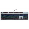 Клавиатура Оклик 970G Dark Knight: Механическая Игровая Клавиатура с LED Подсветкой, Черный/Серебристый, USB, 1.5м Кабель