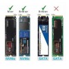 Внешний корпус SSD AgeStar 31UBVS6C для NVMe/SATA M.2 2280 с USB 3.0 – алюминиевый черный B/M-key