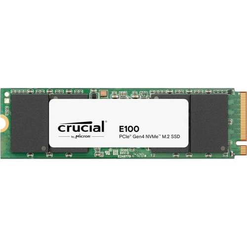 Купить Crucial SSD E100 1000GB M.2 NVMe PCIe 4.0 – Высокоскоростной Твердотельный Накопитель с 3D TLC и 5000/4500MB/s