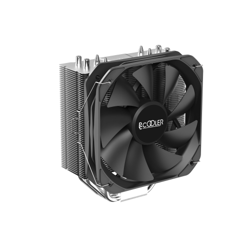 Кулер для процессора/ CPU Cooler PCCooler PALADIN 400 (200W, 4-pin PWM, 157mm, Al/Cu, 4x6mm, 1x130mm, 76.85CFM, 29dBA, 1600RPM, S: 1851/1700/1200/115X, AM5/AM4, silver, black) PcCooler