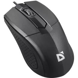 Defender Проводная оптическая мышь Optimum MB-270 PRO:черн,3кн,1200dpi,1.8м,тефл