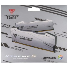 Оперативная память DDR5 2x24GB 8000MHz Patriot PVXR548G80C38KM Viper Xtreme 5 RGB RTL Gaming PC5-64000 CL38 DIMM 288-pin 1.45В с радиатором Ret [PVXR548G80C38KM]