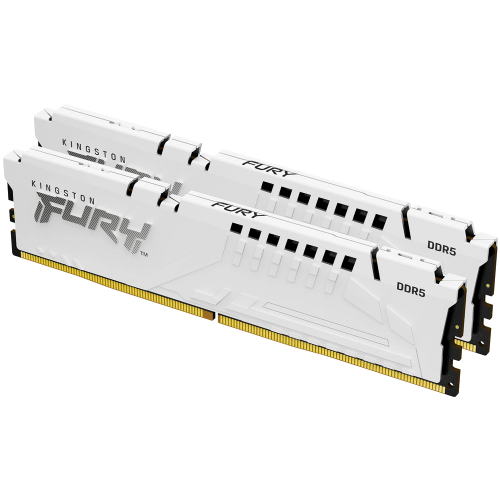 Память оперативная/ Kingston 32GB 5600MT/s DDR5 CL40 DIMM (Kit of 2) FURY Beast White XMP Kingston