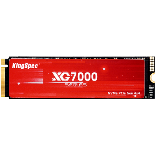 Твердотельный накопитель/ Kingspec SSD XG7000 2280, 1024GB, M.2(22x80mm), NVMe, PCIe 4.0 x4, 3D NAND, R/W 7400/6600MB/s, IOPs 710 000/610 000, TBW 600, DWPD 0.89, with Heat Sink (3 года) SHENZHEN KINGSPEC ELECTRONICS TECHNOLOGY CO LTD