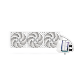 Система охлаждения/ Water Cooling System PCCooler DS360 WH (310W, 360mm, LED temp., White, ARGB Pump/ Fans: 3x120mm, 86.73CFM, 28dBA, 2200RPM/ Pump height 67mm, 28dBA, 3200RPM, Rad thickness 27mm/ S: 1851, 1700, 1200, 20XX, 115X, AM5, AM4)