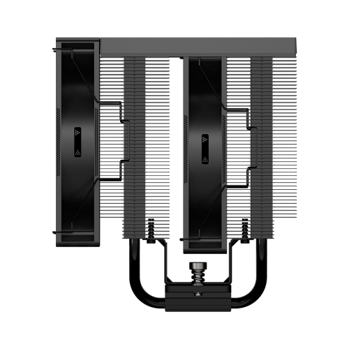 Кулер для процессора PCCooler RT720 TC BK: Высокопроизводительное охлаждение (270W, 4-pin PWM, 73.32CFM) для AM5/AM4 в черном исполнении