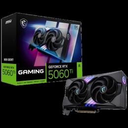 Видеокарта MSI PCI-E 5.0 RTX 5060 TI 8G GAMING OC NVIDIA GeForce RTX 5060TI 8Gb 128bit GDDR7 2647/28000 HDMIx1 DPx3 HDCP Ret