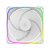 Вентилятор корпусный/ Case Cooler Geometric Future Squama 2503RW-12 Reverse (120x120x25mm, 4-pin PWM, ARGB, 57.67CFM, 29.87dBA, 1500RPM, White) Geometric Future