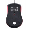 Мышь Acer OMW012 черный/красный оптическая 1200dpi USB 3but (ZL.MCEEE.003)
