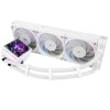 Водяное охлаждение для процессора/ Water Cooling System Thermalright Hyper Vision 360 (360mm, LED, White, ARGB/ Fans: 3x120mm, 69CFM, 27dBA, 2150RPM/ Pump height 68mm, 6400RPM, Rad thickness 27mm/ S: 1700, 1200, 1851, 115X, 2011, 2066, AM5, AM4) Thermalri