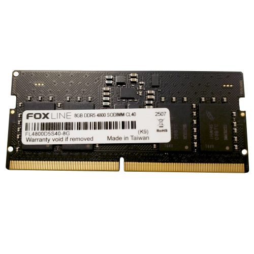Память оперативная/ Foxline SODIMM 8GB 4800 DDR5 CL 40 Foxline