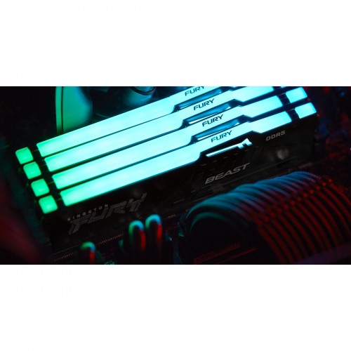Оперативная память Kingston 8GB DDR5 6000MT/s CL30 DIMM FURY Beast RGB EXPO – Высокая производительность для геймеров