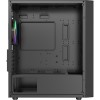 Корпус ПК Ocypus Gamma C50 BK ARGB – Mini-Tower с 4x120mm ARGB, USB 3.0 и 2xUSB 2.0 для mATX и mITX